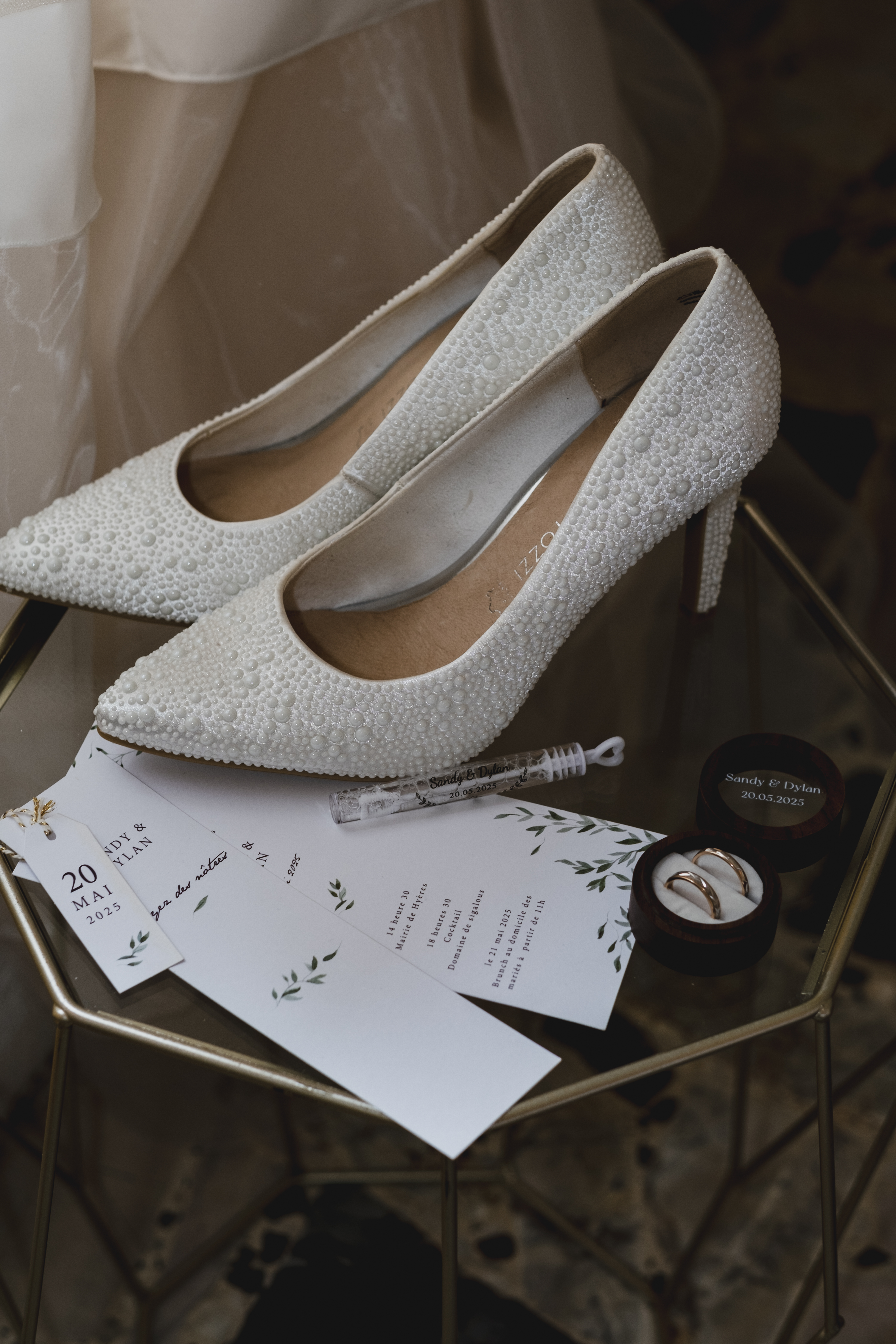 Photo de couple marié en extérieur à Hyères 07